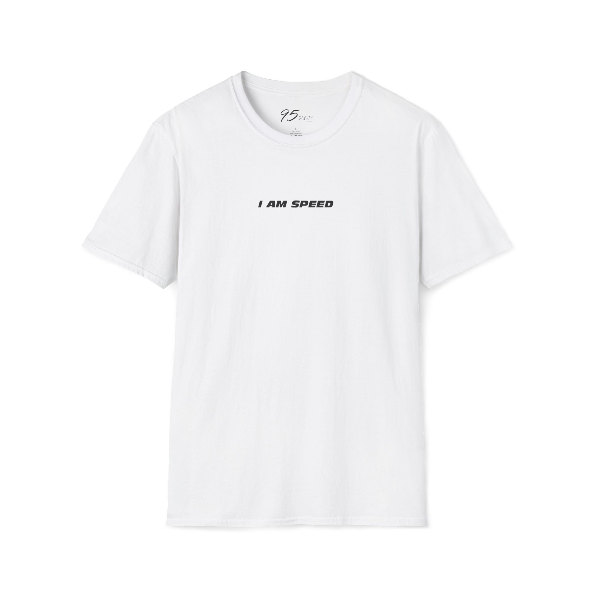 "I AM SPEED" White T-Shirt