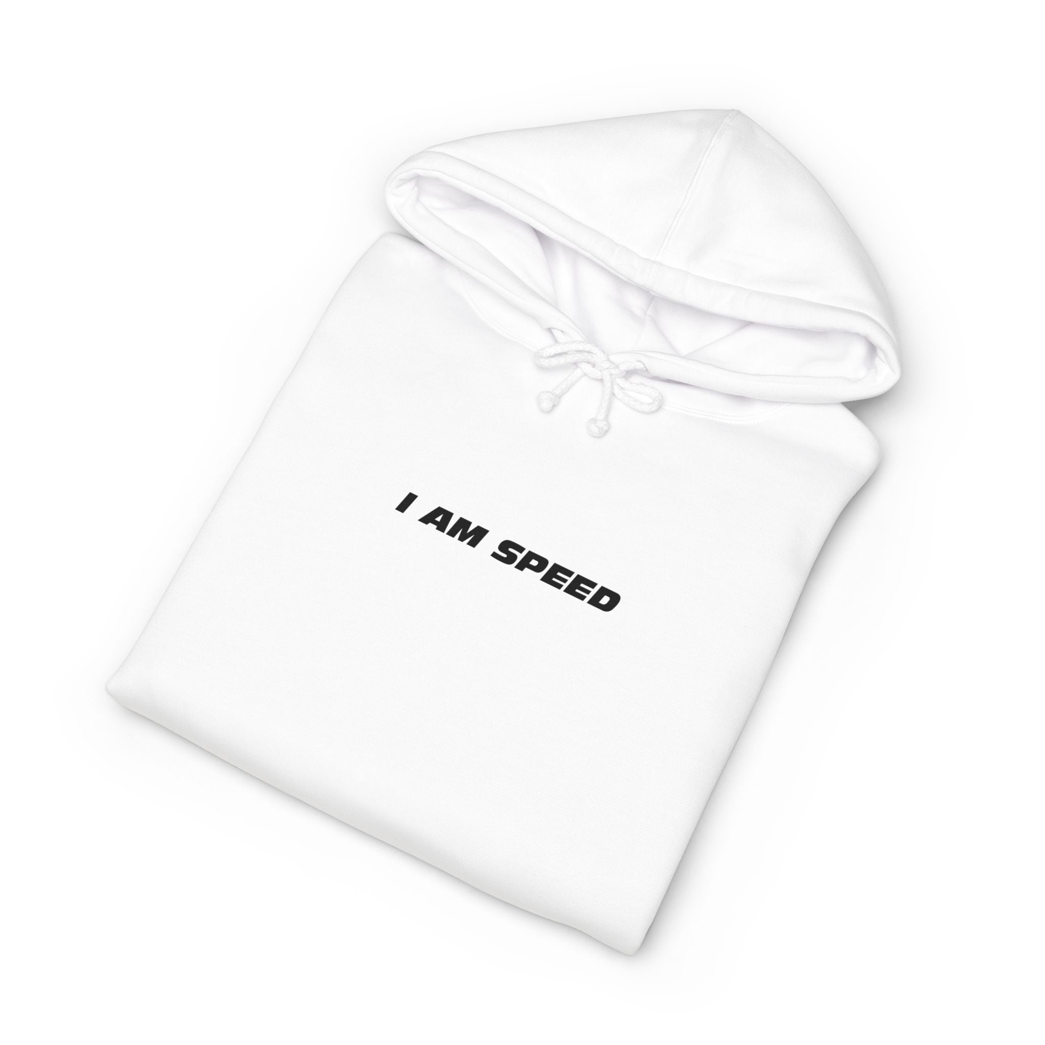 "I AM SPEED" White Hoodie