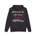 "WAITING FOR THE RIGHT PORSCHE" Black Hoodie