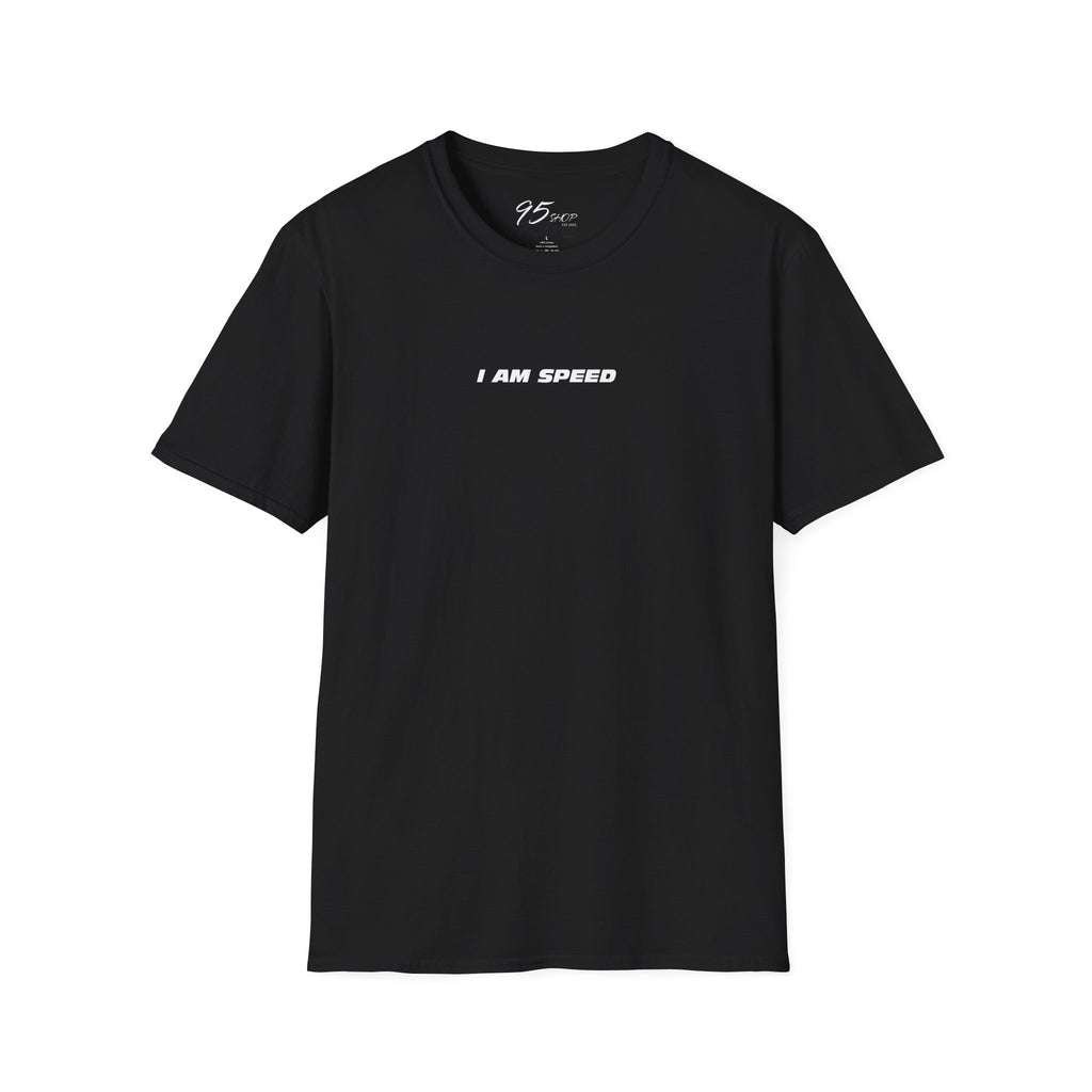 "I AM SPEED" Black T-shirt