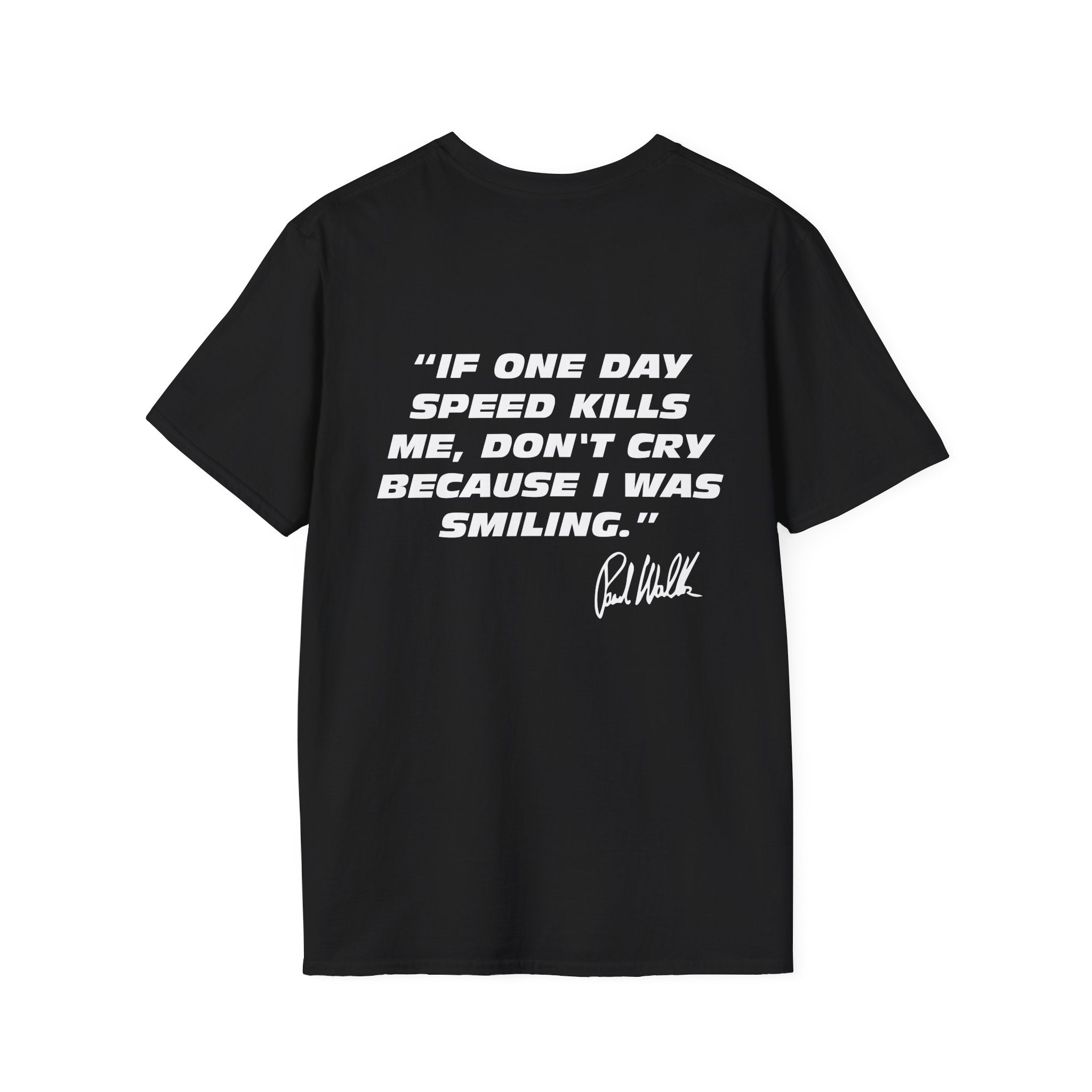 "IF ONE DAY" Black T-shirt