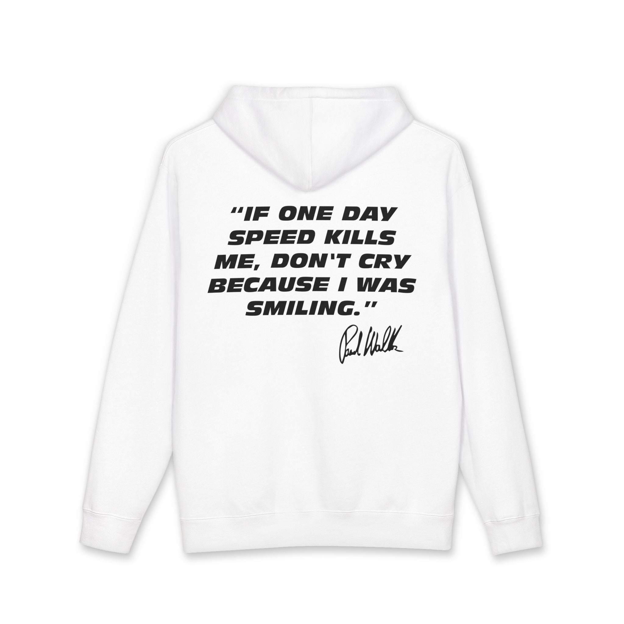 "IF ONE DAY" White Hoodie