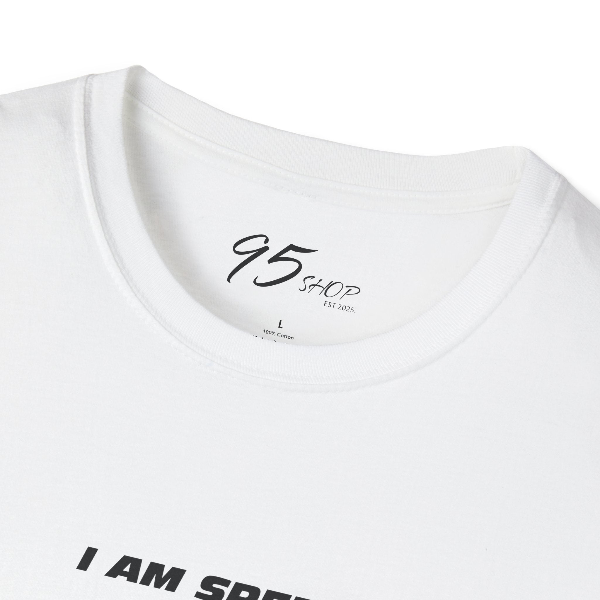 "I AM SPEED" White T-Shirt